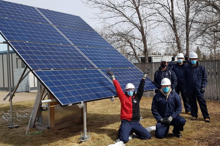 Solar training improves skills​ and career opportunities for​ Cowessess young adults