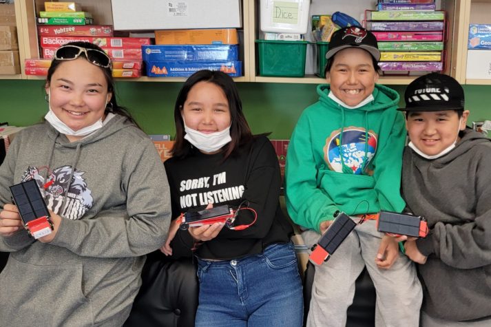 Indigenous students in remote Nunavut community learn about solar power