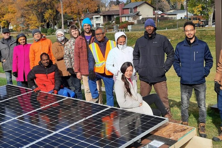 Un an d’entraînement solaire avec l’Académie de compétences vertes